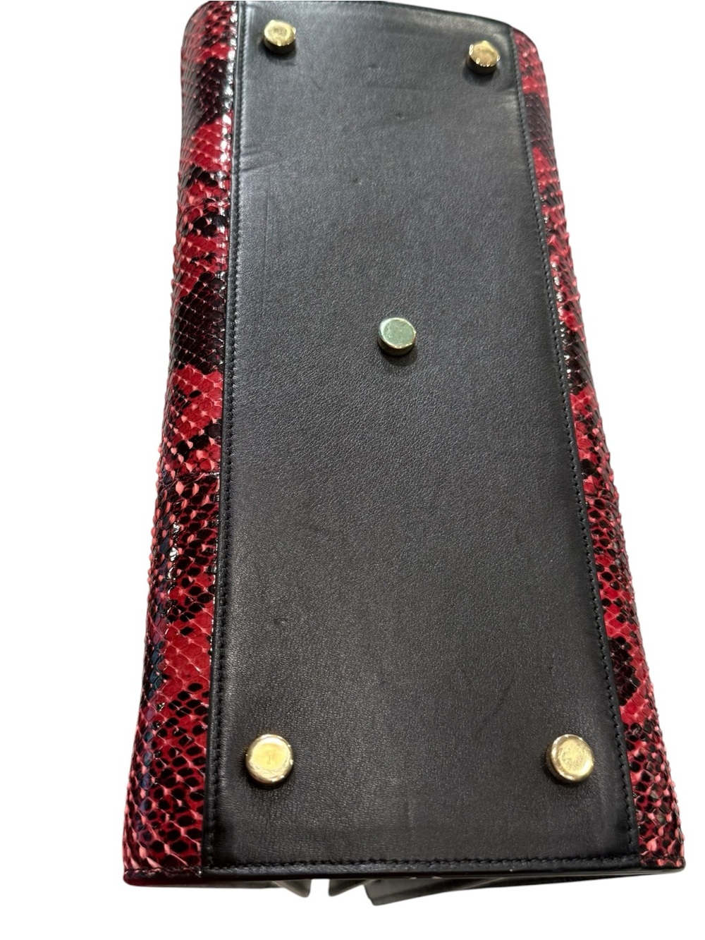 Saint Laurent YSL Sac Dejour Red Python Satchel 355153 LECJ1 - Picture 9 of 16